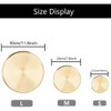 jingfei Round Gold Tray,Metal Decorative Tray Tray Organizer for,Bathroom,Dress, Brass,