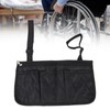Wheelchair Side Bag, Waterproof Wheelchair Bag, Hang on Side/Back, Armrest