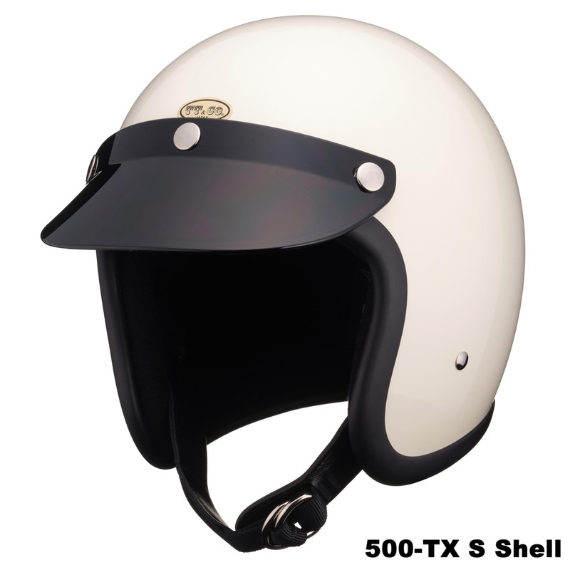 TT&CO. FIRST VISOR Smoke Jet Helmet Full Face Vintage Visor