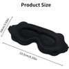 Sleep Eye Mask,2PCS Blackout 3D Eye Masks for Sleep,Eye Mask