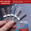 20Pcs 1000 Grit Sanding Drums Sandpaper Sticks Set with 1/8"(3mm)