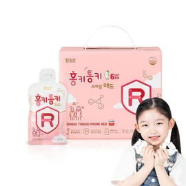 Soah Ham Hamsoa Hongki Tongkey Prime Red 30 sachets 1 box (1 month supply) / Ages 11 and above / Children Hong / 함소아 홍키통키 프라임 레드 30포 1박스 (1개월분) / 11세이상~/ 어린이 홍