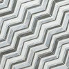 MSI Urban Wave Lapis Interlocking Glass Tile for Kitchen Backsplash,