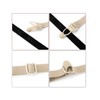 uxcell Elastic Non-slip Adjustable Bra Shoulder Strap Clips Holder for