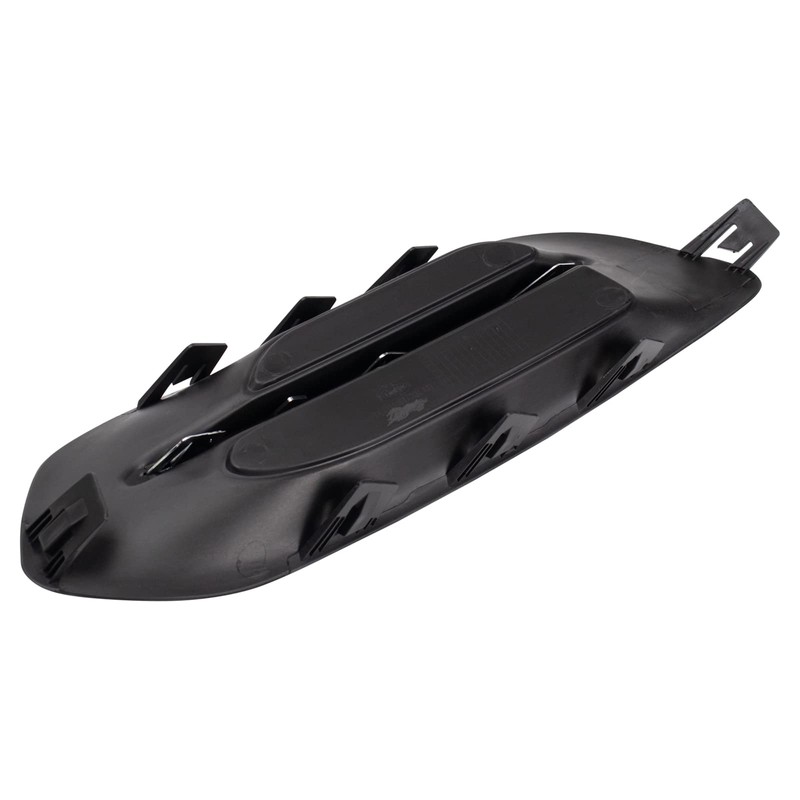 TRQ Front Right Fog Light Hole Cover Black Passenger Side