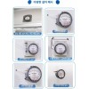 Easyza 아날로그 클린룸 차압계 컬러 압력 측정기 음압계 [-60~60pa] Analog