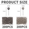 Pack of 400 Ball Card Thumbtacks, Paper Thumbtacks, Bulletin Board