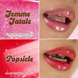 Set Gloss Labiales Thirsty Pout Spicy Italia Deluxe 4 Pzas                                                                                            