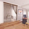 WedDecor Gold String Curtains Glitter Fringe Panel Fly Screen Room