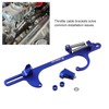 4150/4160 Carburetor Throttle Cable Bracket Billet Blue