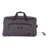 SwissGear Duffel Bag, Carry-On Travel Luggage, Heather Grey, 19" Rolling