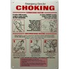 EMERGENCY CARE FOR CHOKING POSTER SIGN (white, RUST Free Aluminium,