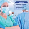 Safe Health 100 Pack Large Nitrile Medical Gloves Powder Free