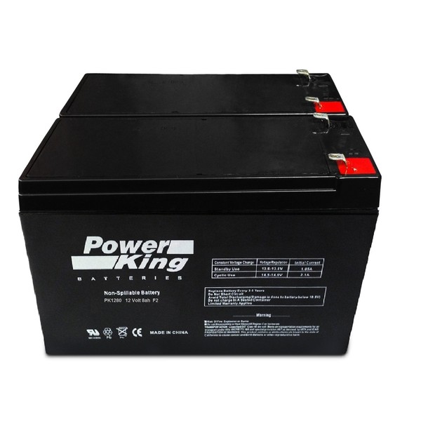 12V 8Ah APC Back-UPS CS 350, BK350, BK350i, BK350Ei UPS Replacement Battery - 2 Pack Beiter DC Power