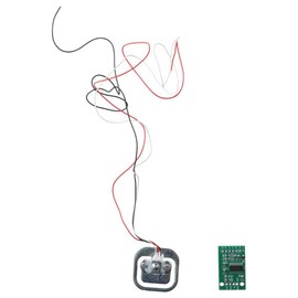 SHUATI 4pcs 50kg Load Cell + 1pc HX711 Amplifier AD Module, Half Bridge Strain Gauge, Human Body Digital Scale Weight Sensor for Arduino