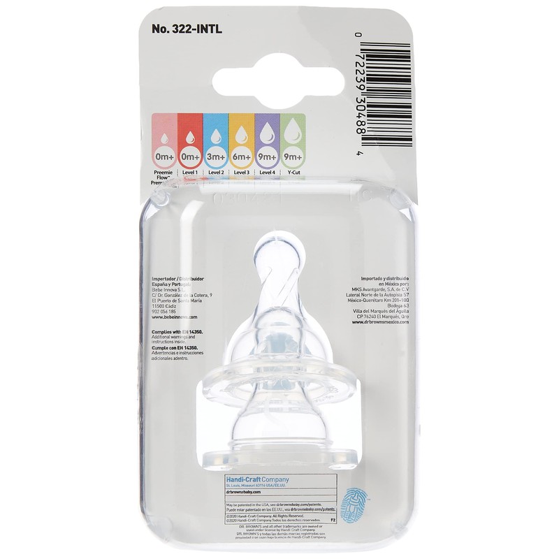Tetina Cuello Estandar Nivel 2 Dr Brown's