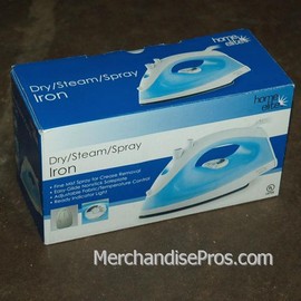 HOME ELITE STEAM IRON WITH FINE MIST SPRAY FEATURE FOR CREASE REMOVAL  NEW!