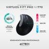 Acteck Mouse Ergonomico VIRTUOS Fitt Pro MI770 1600dpi Inalambrico 8