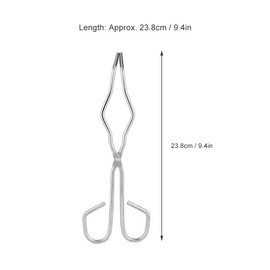 Stainless Steel Melting Pot Pliers, Professional Crucible Clamp, Gold Melting Furnace Pliers Clamp Jewellery Making Accessory Tool (29 cm)