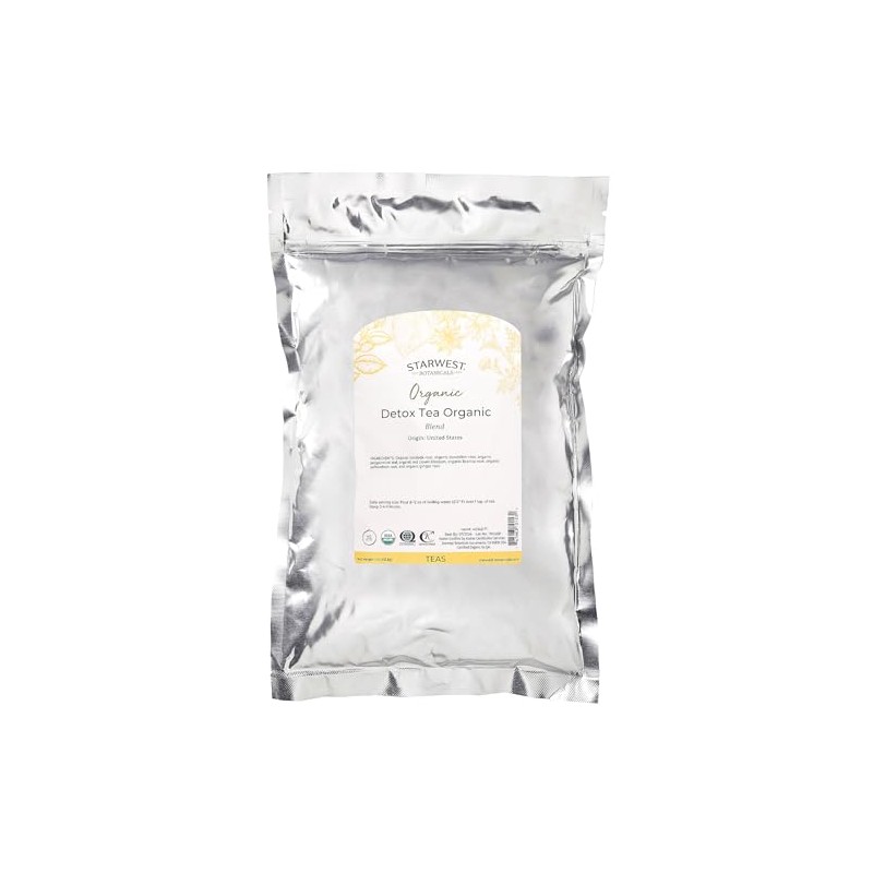 Starwest Botanicals Organic Detox Tea Blend, 1 lb (453.6 g)