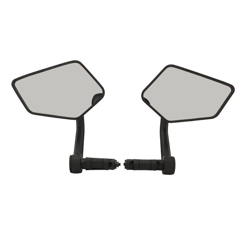 Bar End Bike Mirror Handlebar Mount Rearview 360 Degree Rotatable