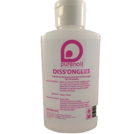 Diss'ongles Pure Acetone 100 ml Dissolves False Nails, UV Gels and Permanent Varnish