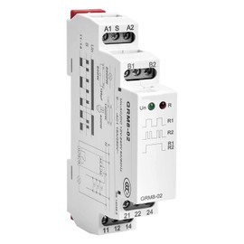 LNKWEL GRM8-02 Latching Relay 12V Timer Electronic Impulse Relay SPDT 16A DIN Rail Mount AC/DC12V~240V