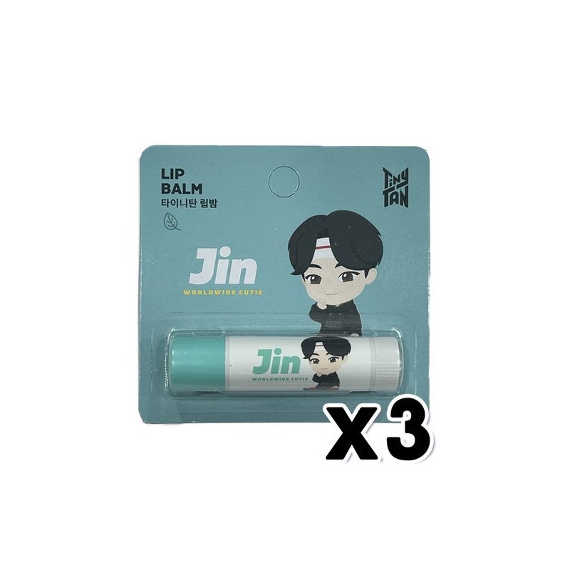타이니탄 방탄소년단 진 (JIN) 립밤 민트향 x 3개 Tiny Tan