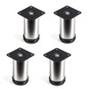Set of 4 Jim Bed Feet Real Stainless Steel Diameter