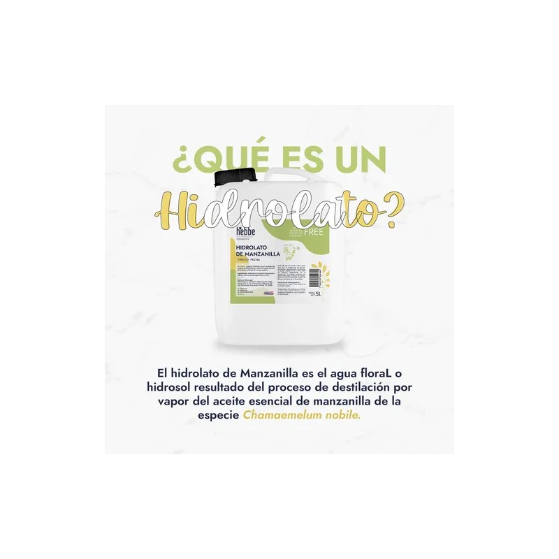 Agua De Manzanilla S/ Colorante Tónico Facial Hidrolato 5l