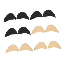 STOBAZA 6pairs Thicken Half Insoles for High Heels Forefoot Sole Pads Skin Color Black Comfortable Shoe Inserts for Men and Women Reduces Heel Slippage Increases Fit