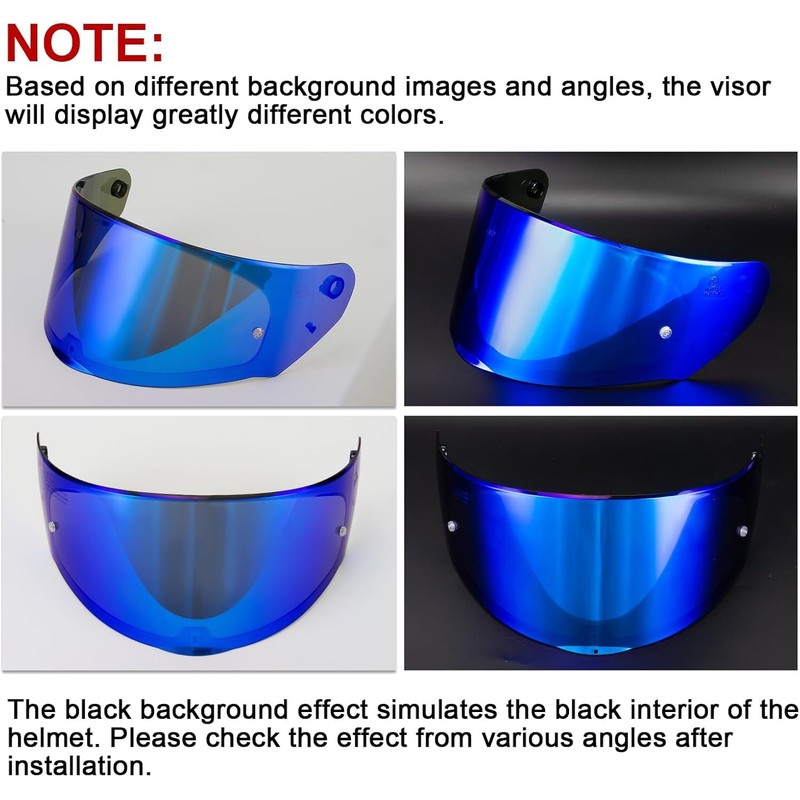 PSLER Helmet Visor for LS2 Outer FF320 Rapid FF353 Assault