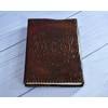 India House - Handmade Leather Journal Embossed Perfect for Calligraphy,