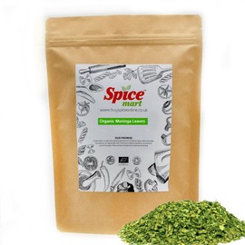 Organic Herbs | Herbal Tea Infusion Premium Quality by Spice Mart® Free UK P&P 50g-450g (200 Grams, Moringa Leaves)