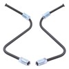 MOTOKU Pair Front Brake tube Caliper to Flex Hose for