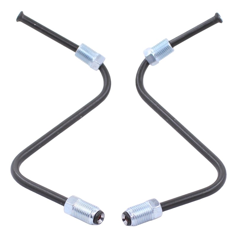 MOTOKU Pair Front Brake tube Caliper to Flex Hose for