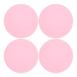 uxcell 4Pcs Door Stopper Wall Protector, 50mm/2" Pink Self Adhesive Bumper PVC Doorknob Buffer Guard for Home Office Door Stop