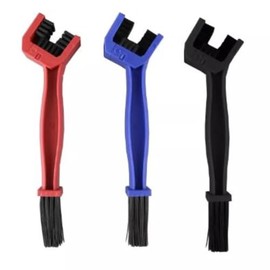 Cepillo Limpiador De Cadena Herramienta de Limpieza para Cadenas de Motocicletas, Bicicletas Etc Eliminacion de Suciedad de Cadenas (Rojo)