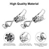 Tension Lock Stainless Steel Set, 4 Pieces M4 Cap Lock,