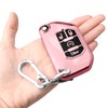 QBUC Jeep Key Fob Cover With Keychain, Flip Key Case