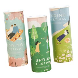 Alipis 3Pcs Car Tissue Box Round Cylinder Tissue Holder for Easy Access Durable and Compact Tissue Dispenser Versatile for Car Bathroom Kitchen Office Use