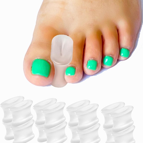 Skeerthy 12 x Toe Separators, Bunion Correction, Gel Toe Separator