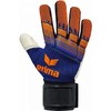 Erima Unisex's Goalkeeper Flexinator Kit, New Navy/Orange Fire, Size 9