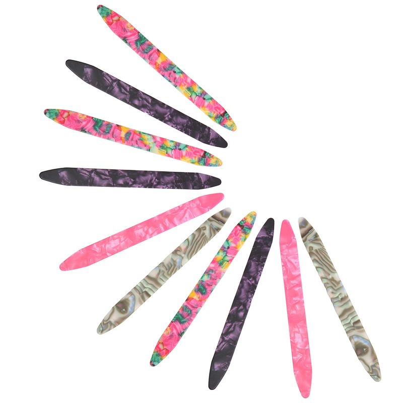 10PCS 0.71mm Oud Picks Celluloid Flexible Plectrum Replacement for Plucked