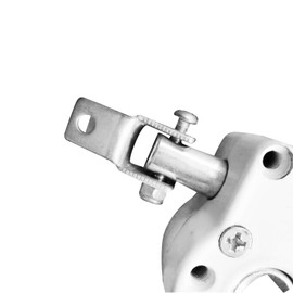 predolo Outdoor Metal Awning Crank Gear Drive Worm Gear Convenient Installation Silver