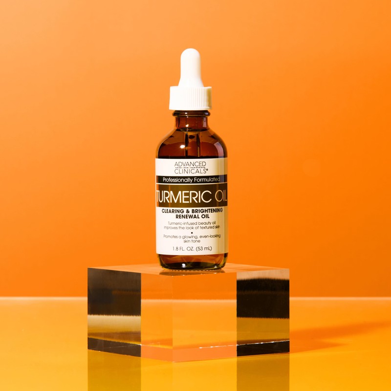 Advanced Clinicals Turmeric Oil Serum For Face | Facial Skin