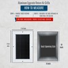 Fits 6x10 and 10x6 Duct Opening | Aluminum Eggcrate Return