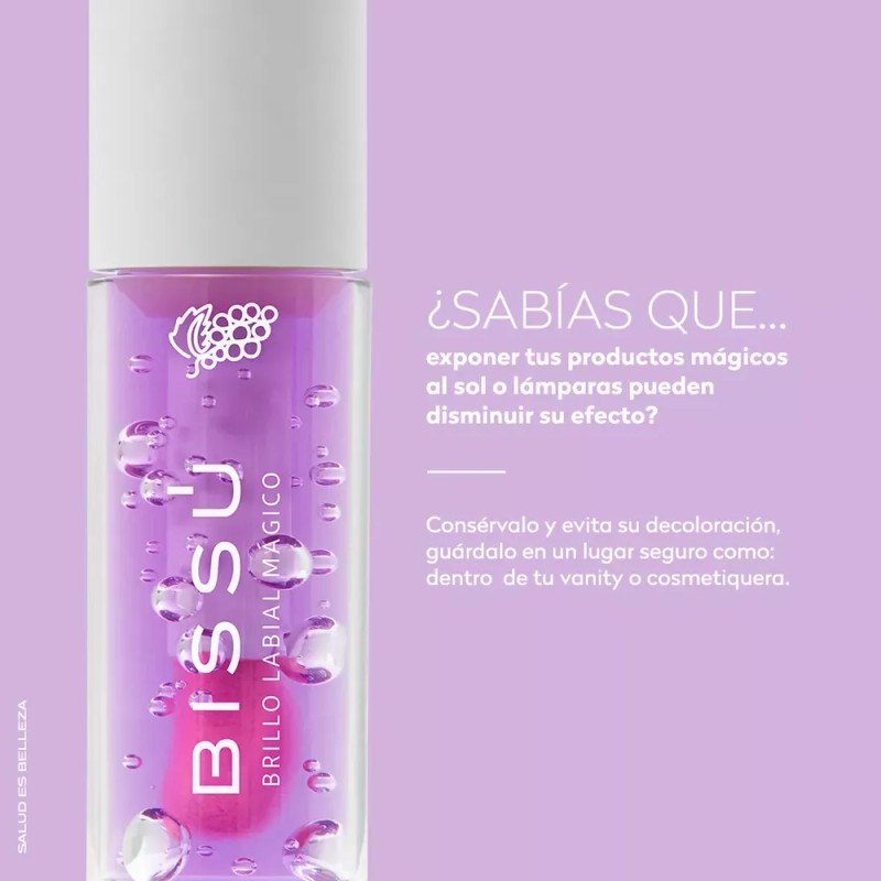 Brillo Labial Mágico Bissú Sandía Humectante pH Reactivo