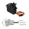 VIPMOON 4 Pack MG996R Servo Motor Kit Metal Gear Torque