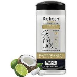 Toallas Húmedas D/limpieza P/perro Wahl® Coco-lima-verb,50pz